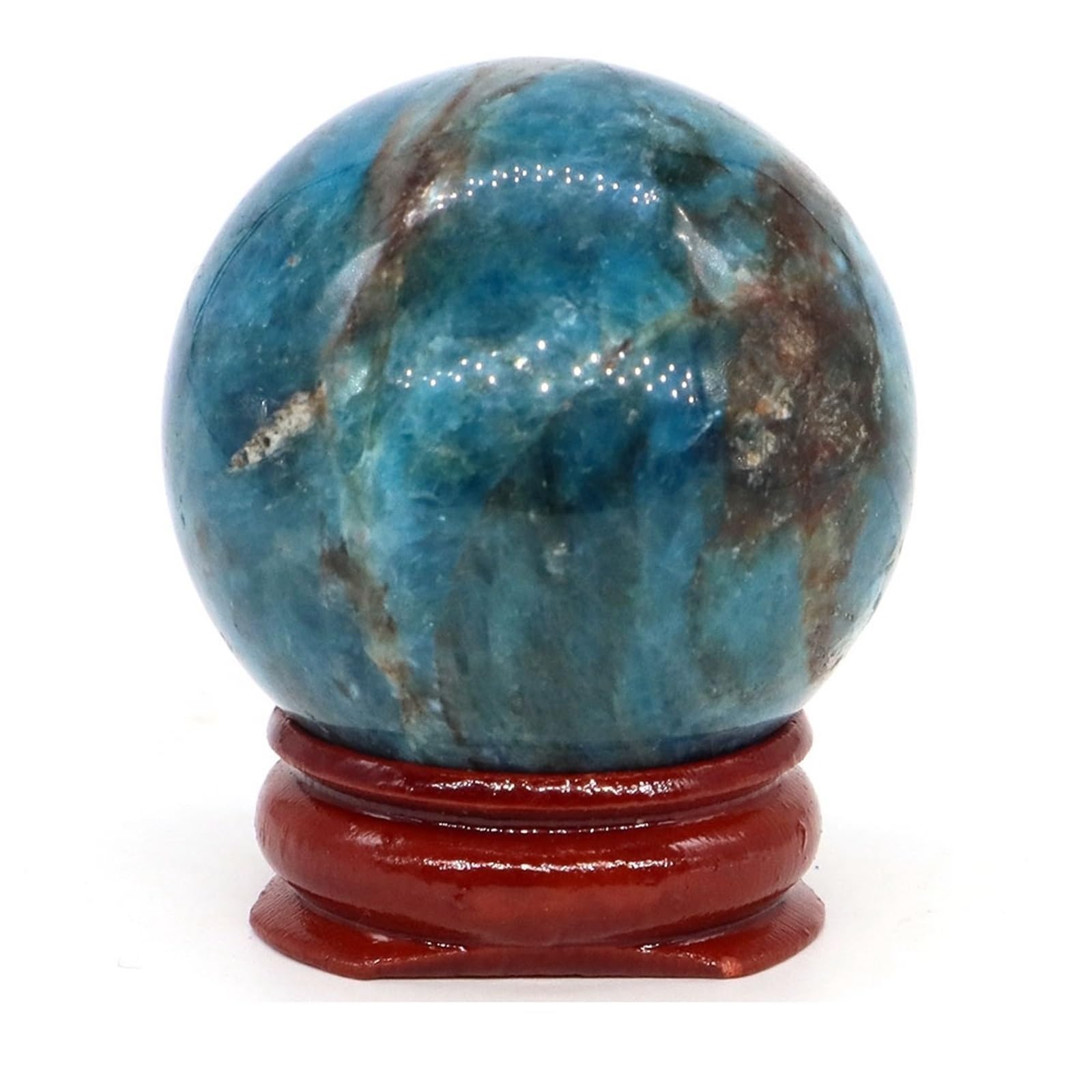 Crystal Sphere 40mm Quartz Stone Sphere Desk Household Display Globe