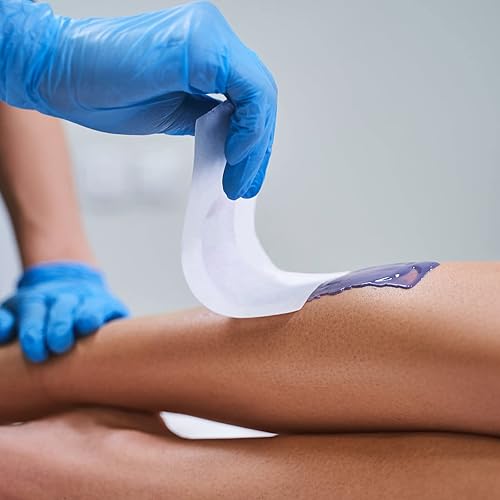 Miniatura 7 de Beth Lee - Kit de depilación de cera depilatoria con rodillos de cera enrollables, paquete de 2 cartuchos de cera de rosa y 100 tiras de cera de