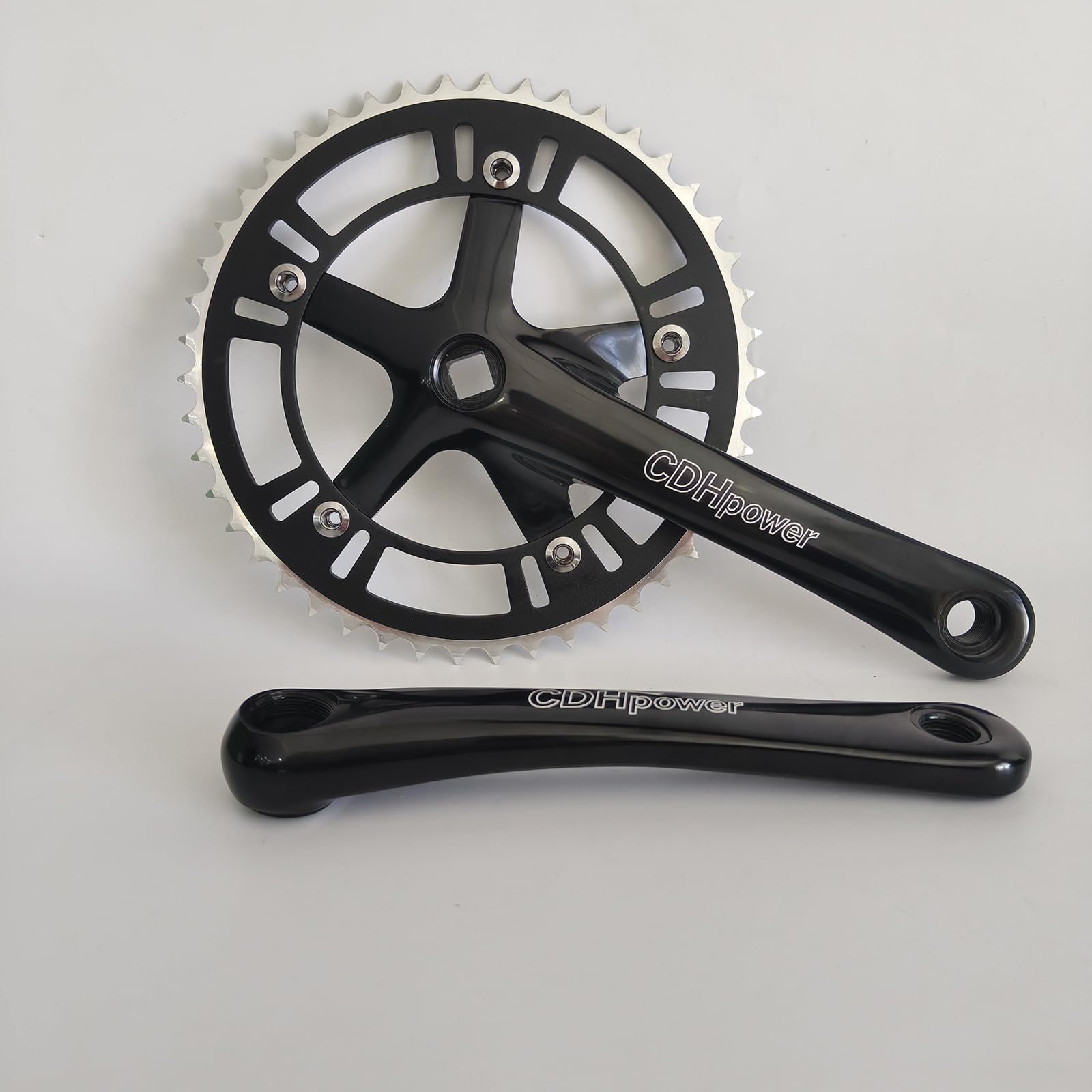 Amazon.co.jp: CDHPOWER シングルスピードクランクセット 46T 165mm