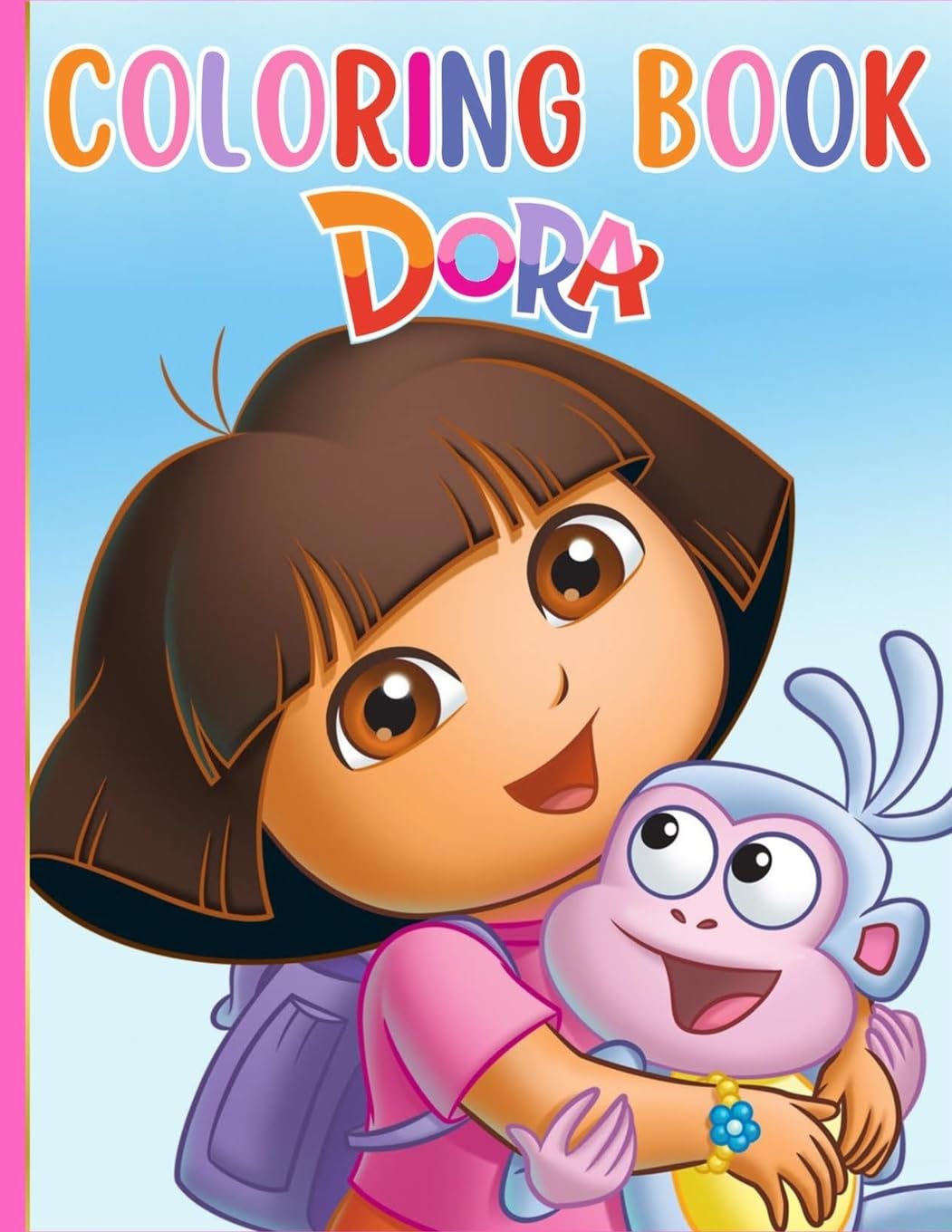 Coloring Book Dora Elexplora | Drawing Pages To Color For Kids, image size:1051x1360