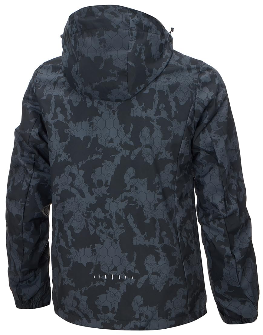PADOLA Giacca Uomo Giacca Impermeabile Uomo Giacca Primaverile Autunno Giubbotto Uomo Casual Semplice Giacche con Cappuccio