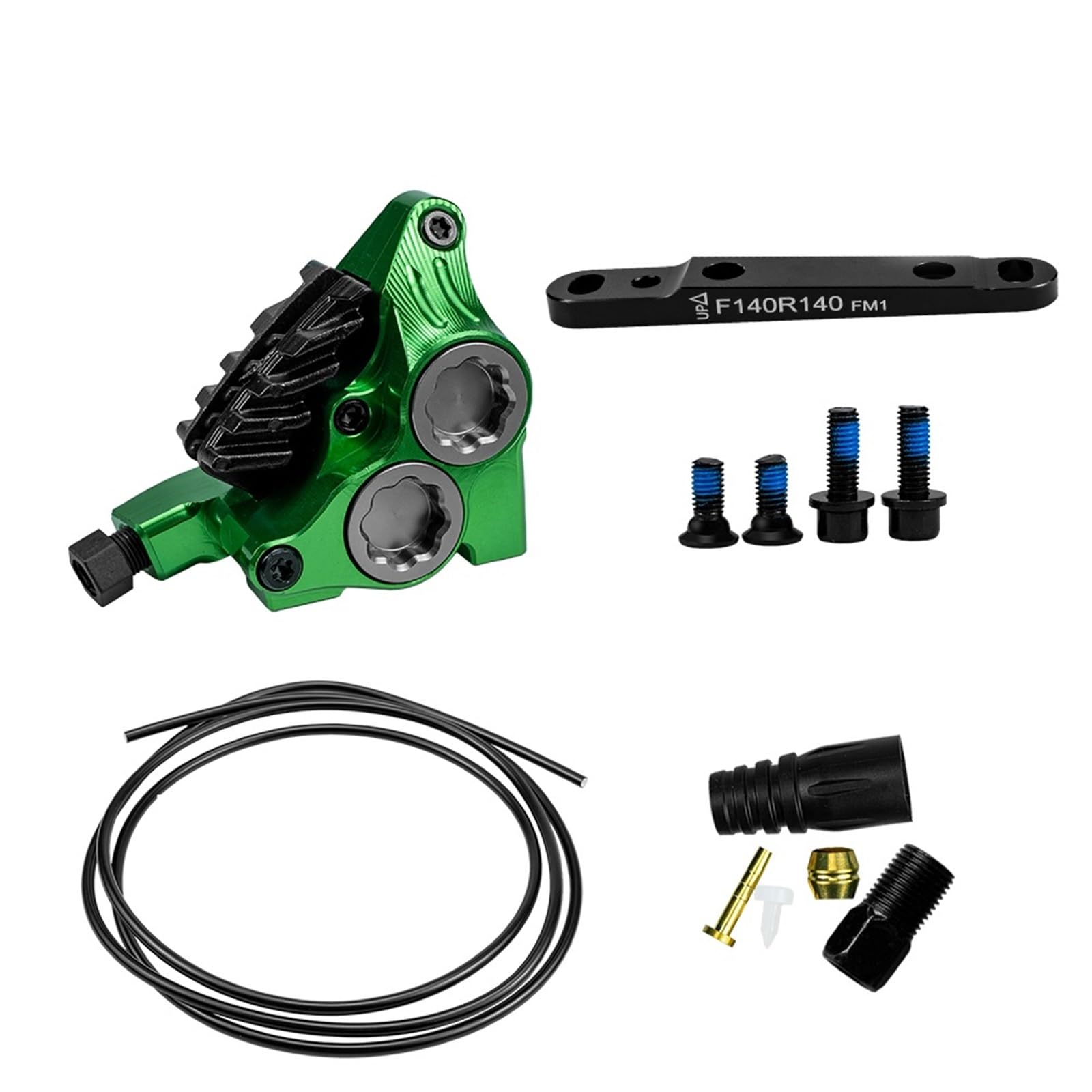 XG4 Zacisk hamulca hydraulicznego do roweru szosowego Płaskie czterotłoczkowe klocki hamulcowe CNC Lekkie tylny bęben hamulcowy