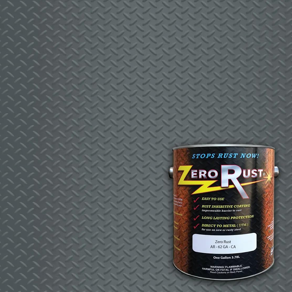 AMTECO DIVISION OF GEMINI INDUSTRIE Zero Rust® Primer (Grey HP-61, 1 Gallon)