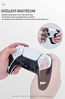Vista 4 de HOTLINEGAMES Empuñaduras de control compatibles con PS5 Dualsense, accesorios de control de PlayStation 5, kit de piel, cinta de agarre