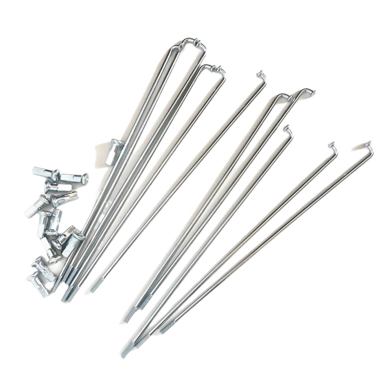 100 raggi per moto e bici elettriche da 10 G, 3,18 mm, 55-170 mm, set con nipples (65 mm)