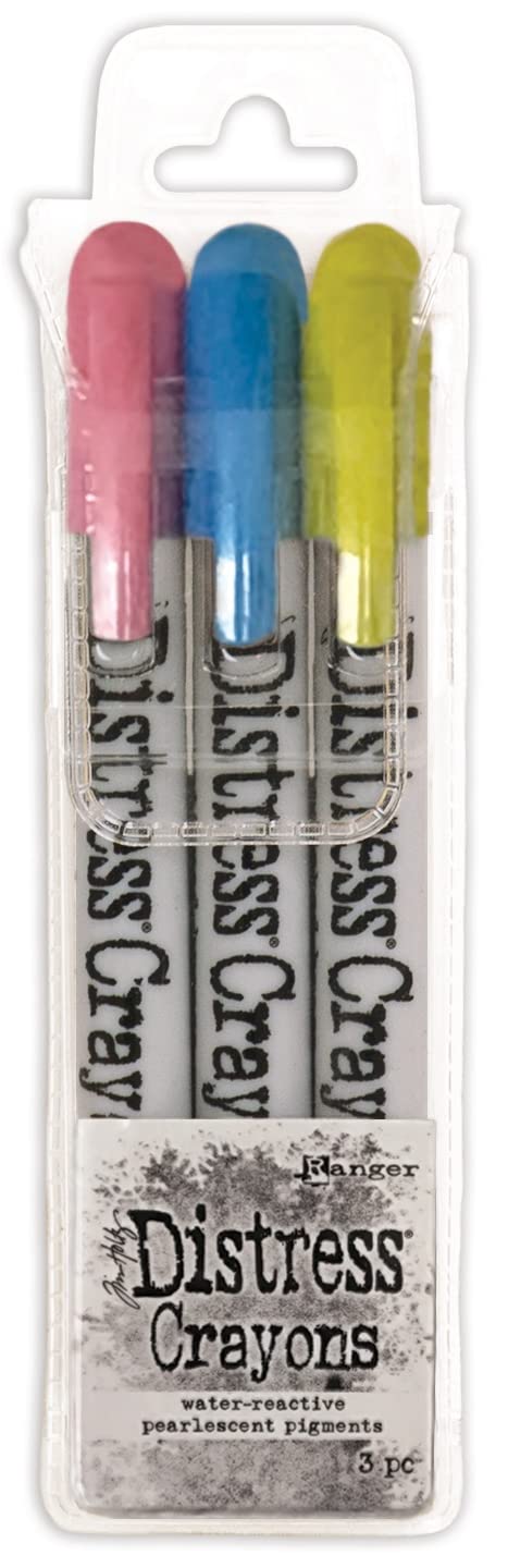 Tim Holtz Distress Crayons Pearl Set - Holiday Set #2