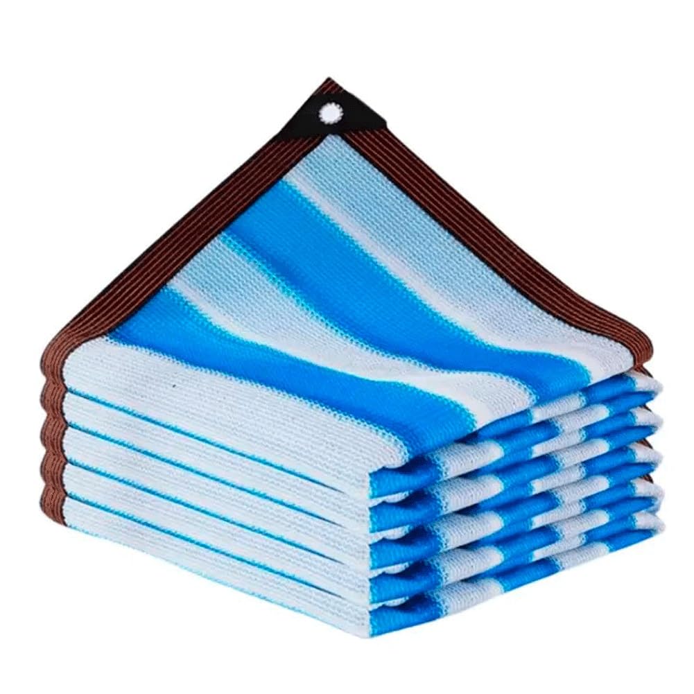WQPMNYG Inground Pool Cover - Durable Sun Shade Netting Tarp with Grommets Rectangle Swimming Pool Protection (D 2x7m/6.6x23.0ft) - Multipurpose Mesh for Garden Use