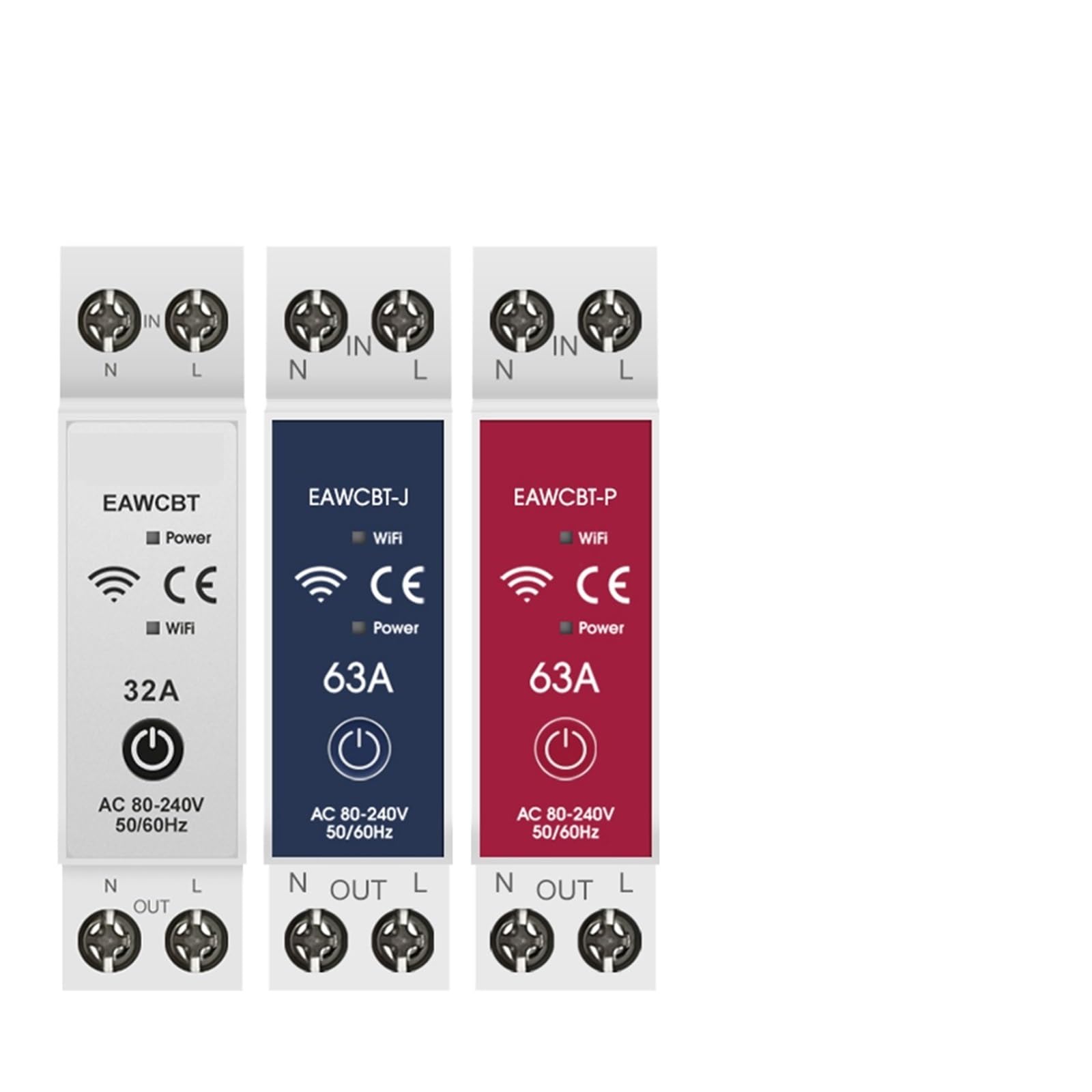 BALYDLUL 1pcs Circuit Breaker Energy Meter 1P Over Under Voltage Protection Time Relay Switch(16A)