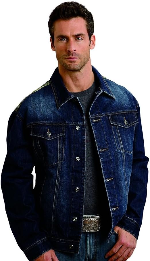 Stetson Denim Jacket with Camo Canvas 