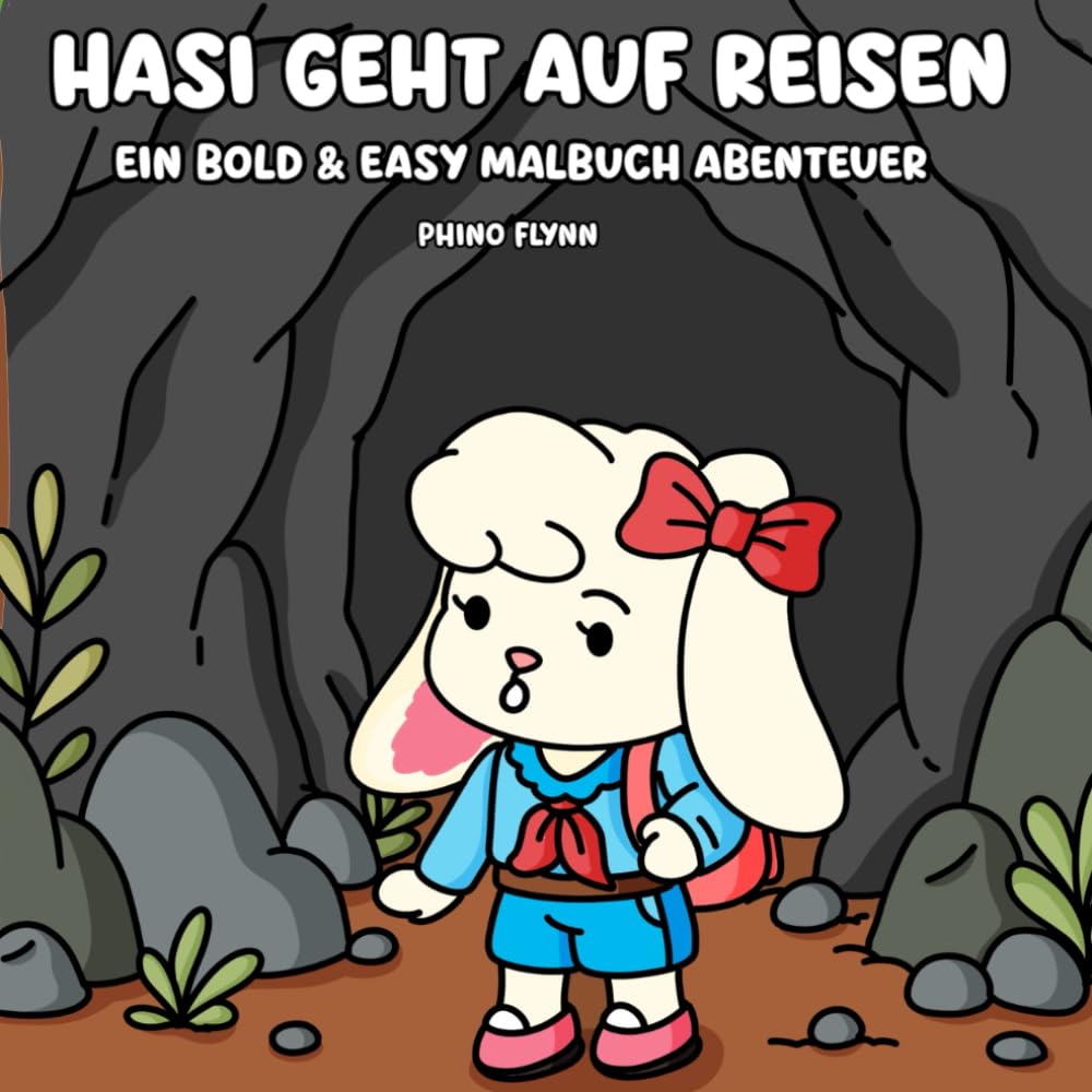 Hasi geht auf Reisen: Ein Bold & Easy Malbuch Abenteuer