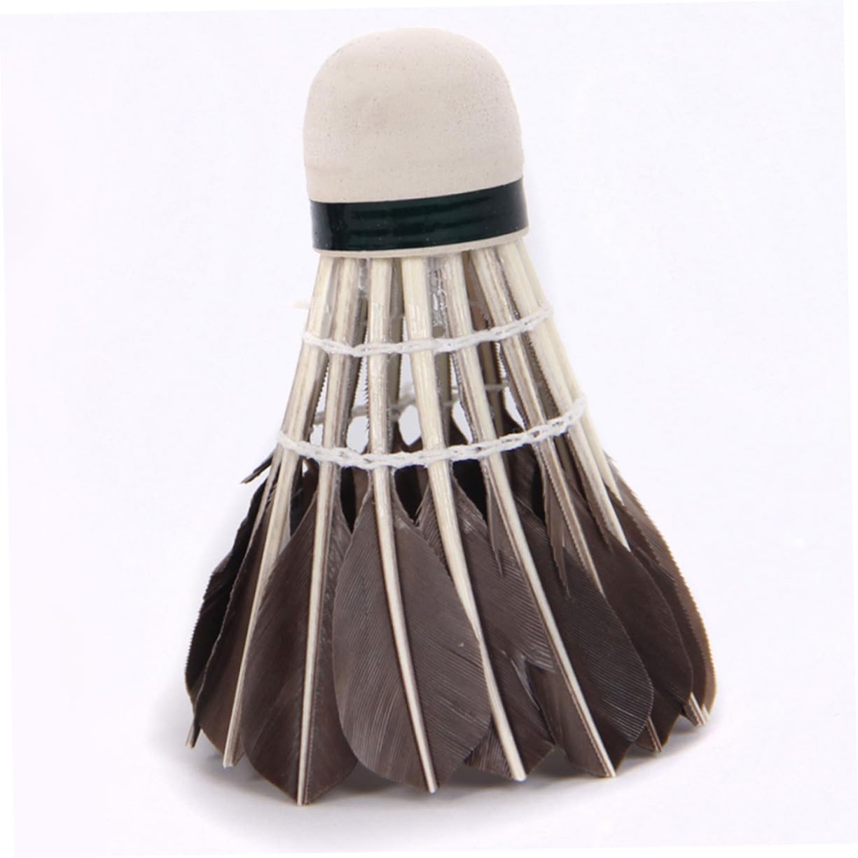 GOOHOCHY 12Pcs High Stability and Durable Badminton Shuttlecocks for Indoor and Outdoor Training and Recreation Black