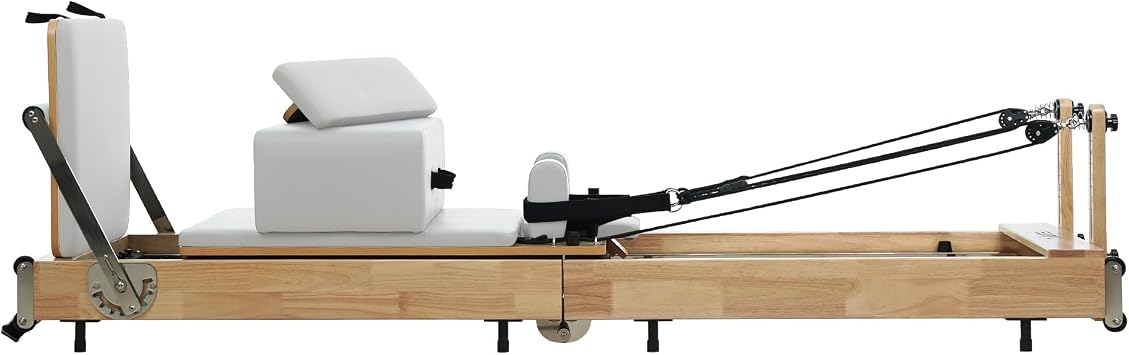 Foldable Classic Pilates Reformer,Pilates Machine for Gym and Home
