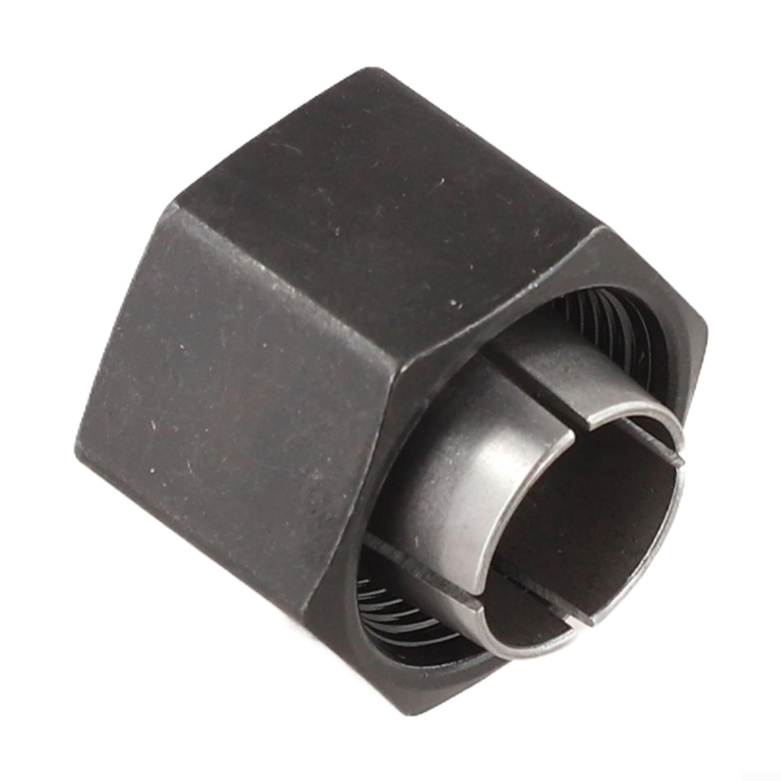 Pinza per fresatrice in metallo, 12 mm e 12,7 mm, per Dw616 Dw618 Dw621 Dw616m Dw618p e per Bosch 1617 1618 1613, accessorio per utensili per la lavorazione del legno, finitura nera, confezione da