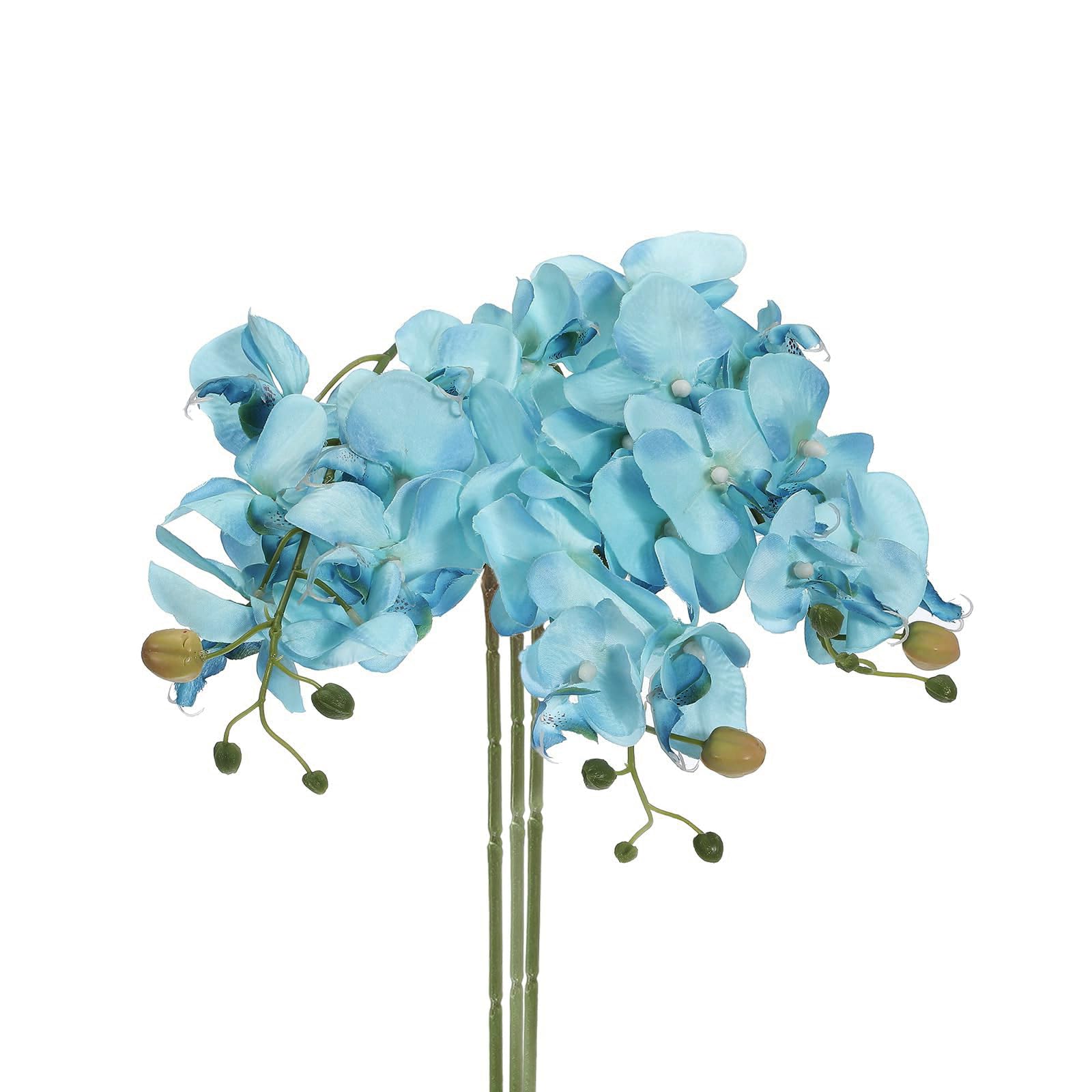 Soulnioi lot de 3 orchidées artificielles 75cm pour décoration de mariage et grand événement