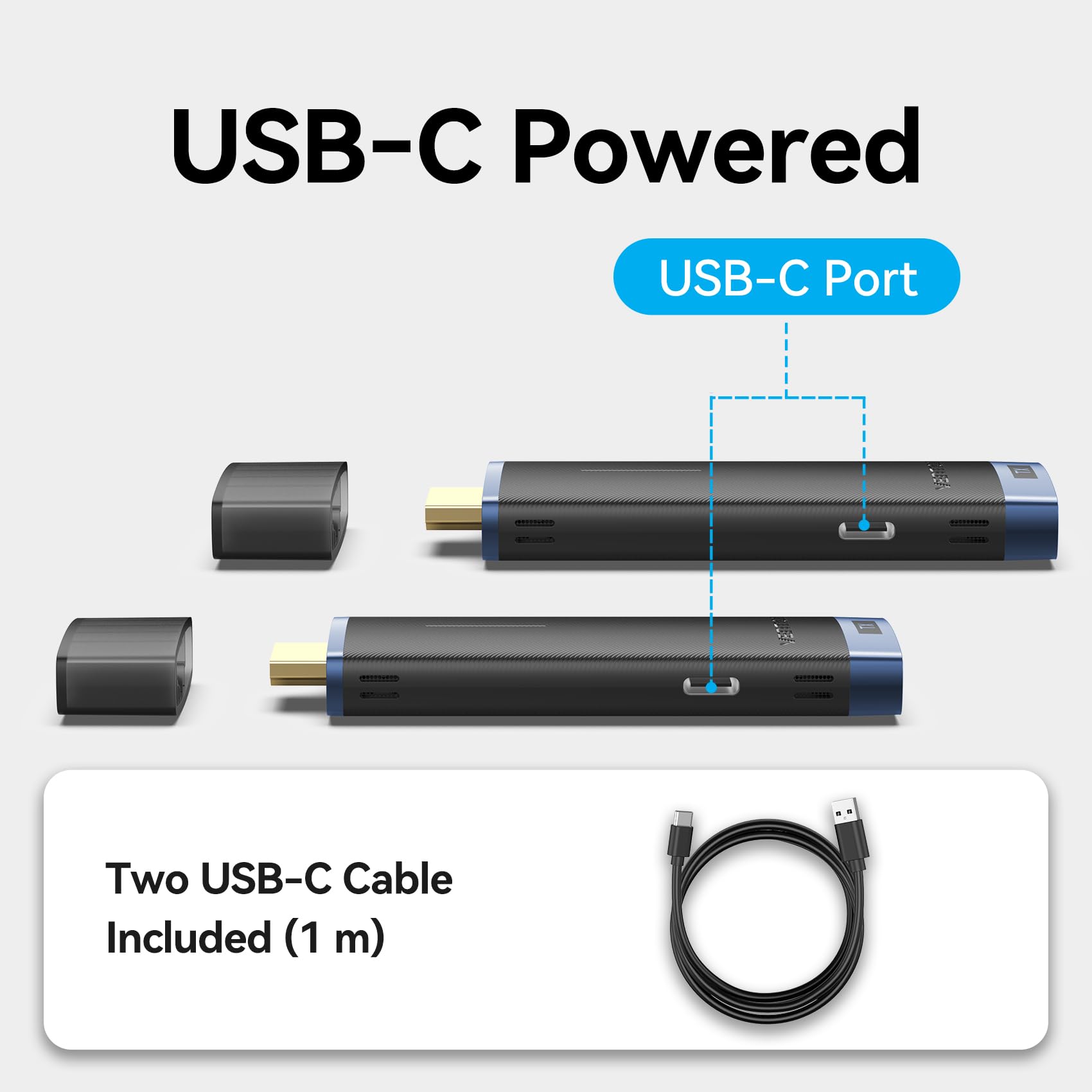 VENTION Transmisor y Receptor HDMI Inalámbrico, Kit 1080P@60Hz Plug & Play, 165FT/50M de Alcance con Tecnología 5G para Transmitir Vídeo Desde Portátil/PC a Monitor/Proyector/TV