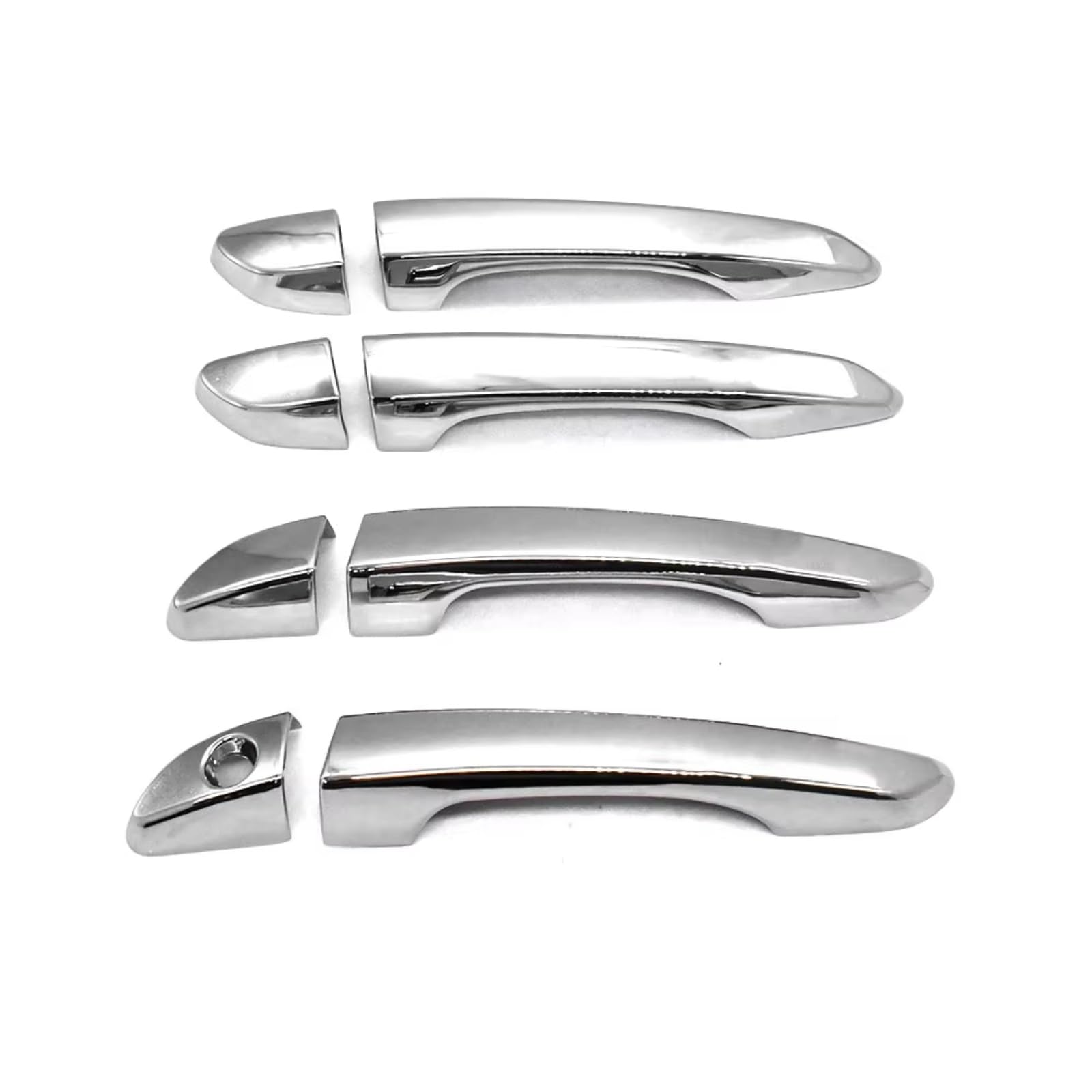 JJRFVBGT Door Handle Trim Compatible with Hyundai for Tucson 2015 2016 2017 2018 2019 2020 ABS Carbon Style Trim Auto Car Exterior Door Handle Cover