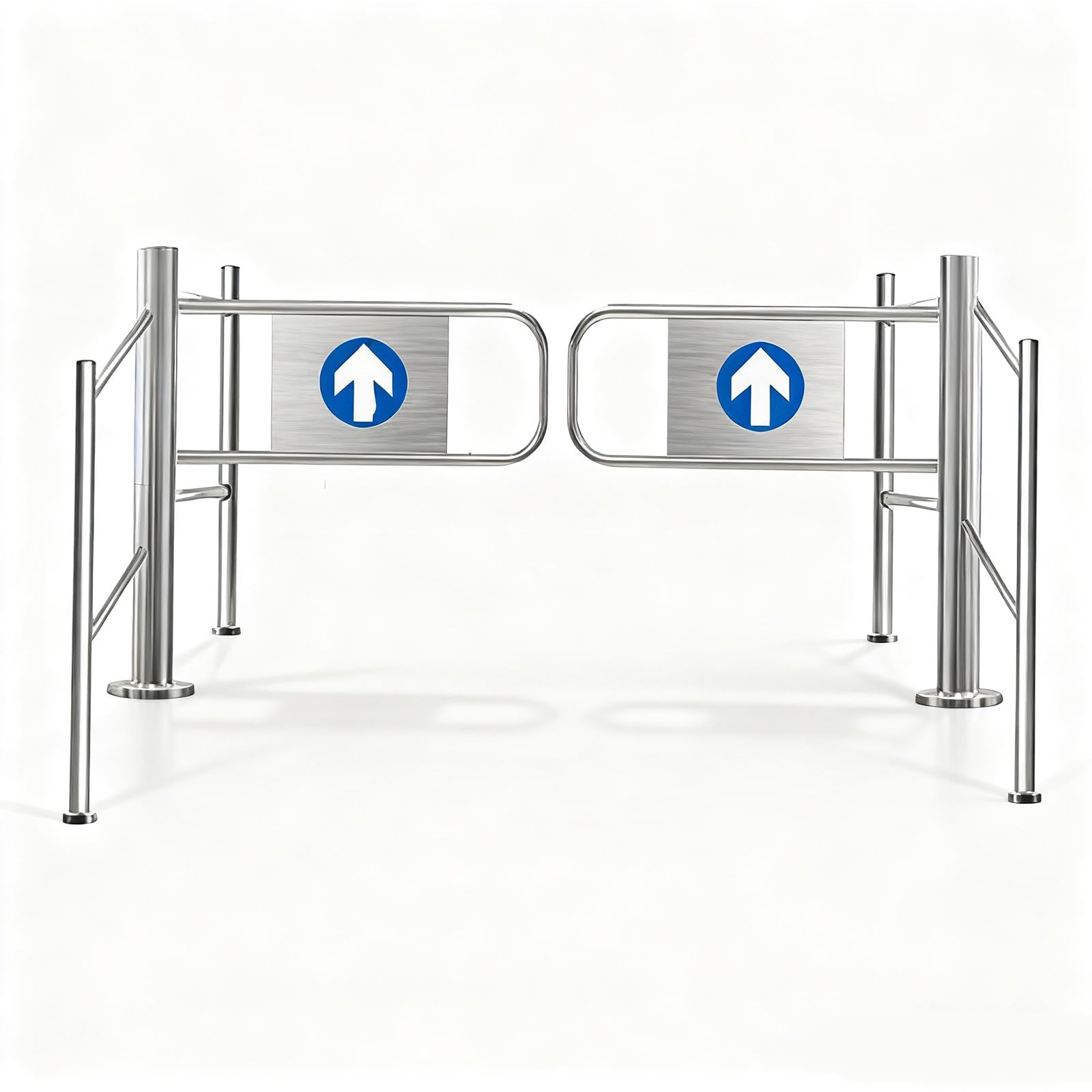 Aioneer Manual Safety Swing Gate With Automatic Closing, One-Way Access Door For Controlled Entry Areas-150cm/59in