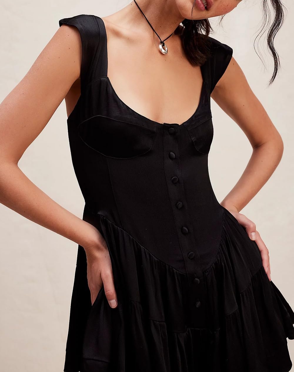 Women Boho Graphic Mini Dress Ruffle Strap A Line Sundress Graffiti Short Babydoll Dress Floral Going Out Dresses - Image 2