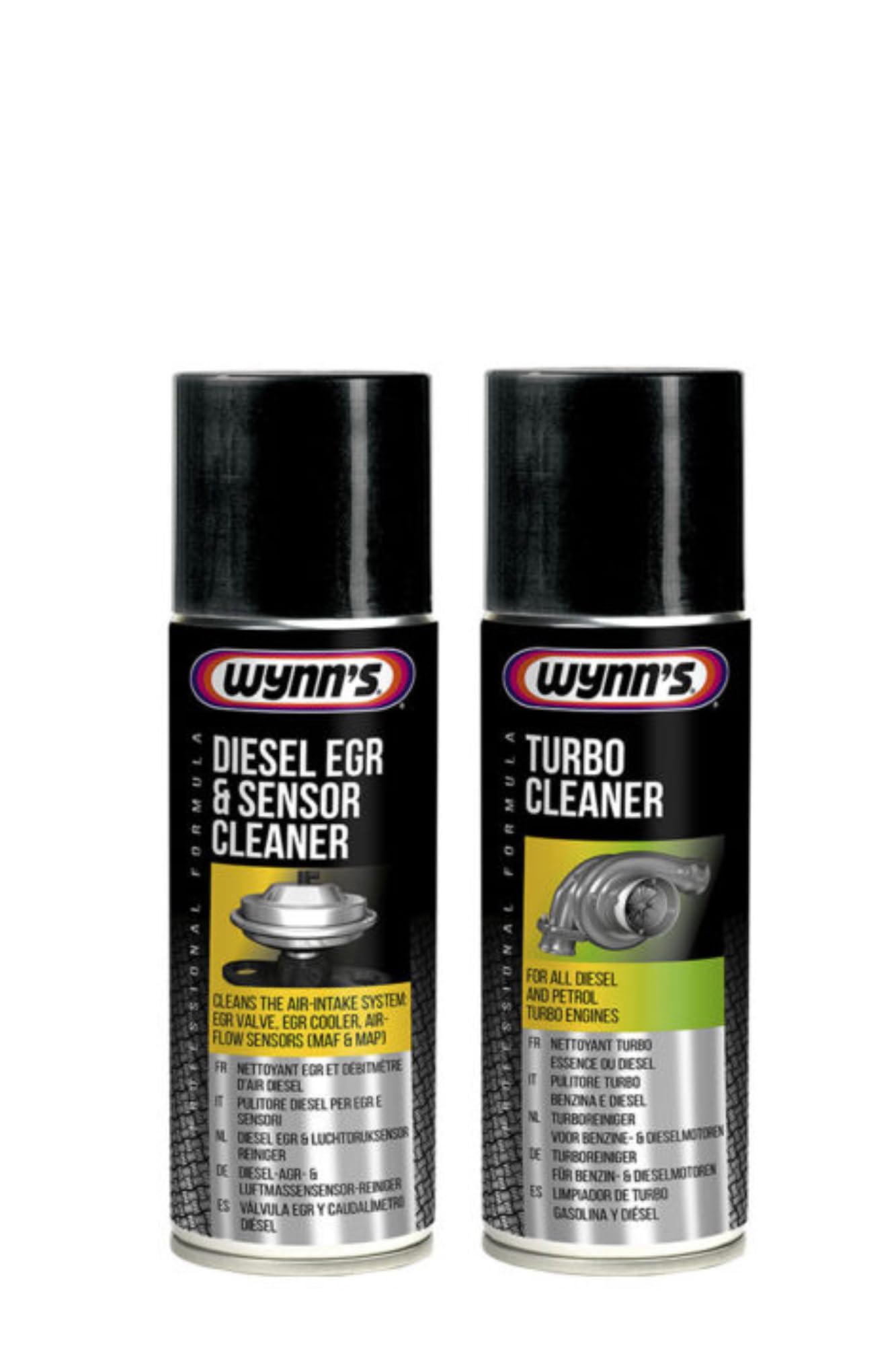 Wynns Professional Diesel EGR 3 200 ml + Turbo Cleaner 200 ml Set
