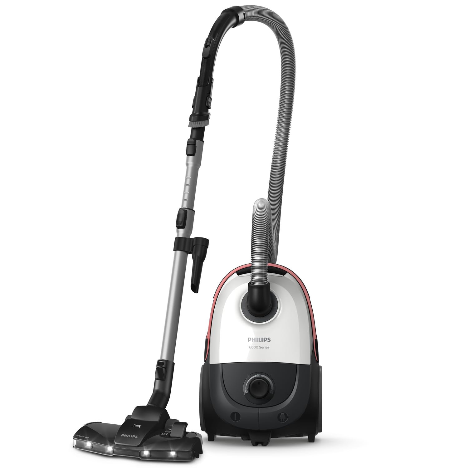 Aspirateur traineau avec sac - PHILIPS XD6122/12 - 900 W - 4 L - Blanc polaire