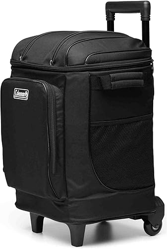 Miniatura 7 de Coleman 42-Can Soft Rolling Cooler with Wheels, Leak-Proof Portable Insulated Chiller with 12+ Hour Ice Retention, Made with Recycled Materials