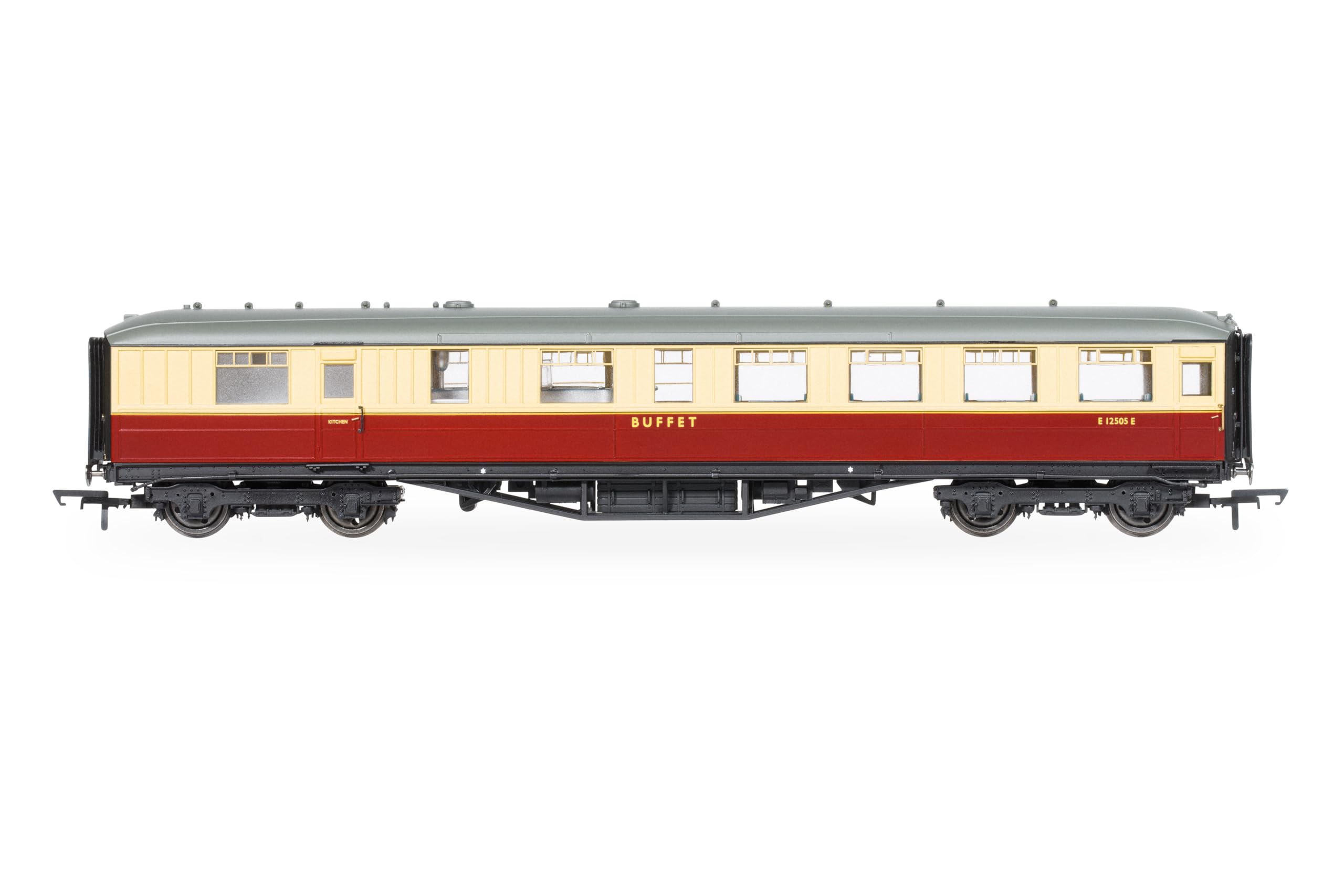Hornby R40459 BR Gresley Corridor Crimson and Cream Buffet E12505E