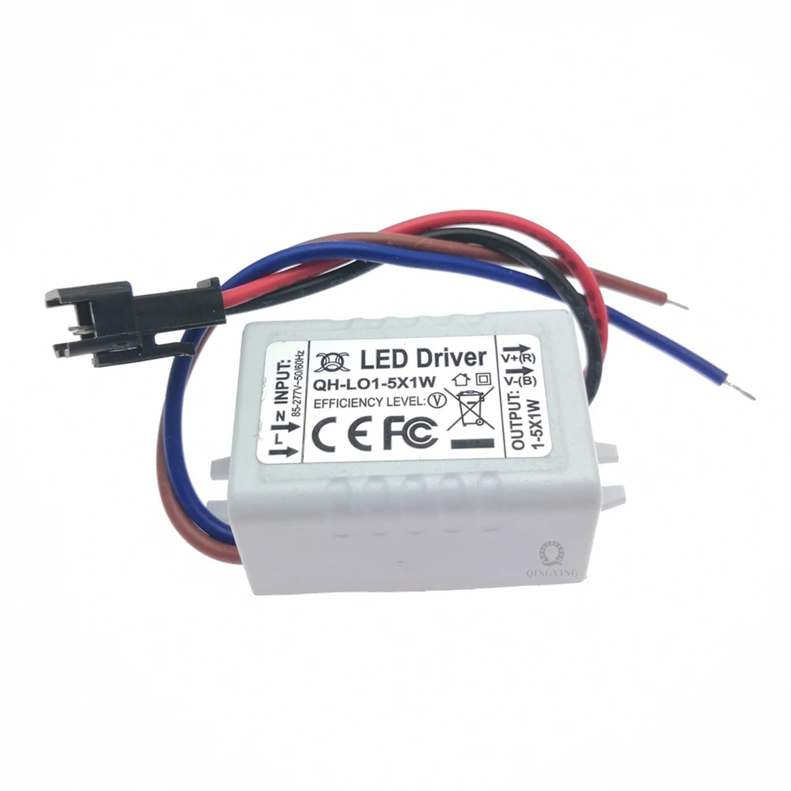 Transformador LED, Controlador LED de corriente constante bajo voltaje 300 mA for bombillas 1-5 W 6-10 7-20 20-36 1/5 piezas(-7-20x1W,5pcs)