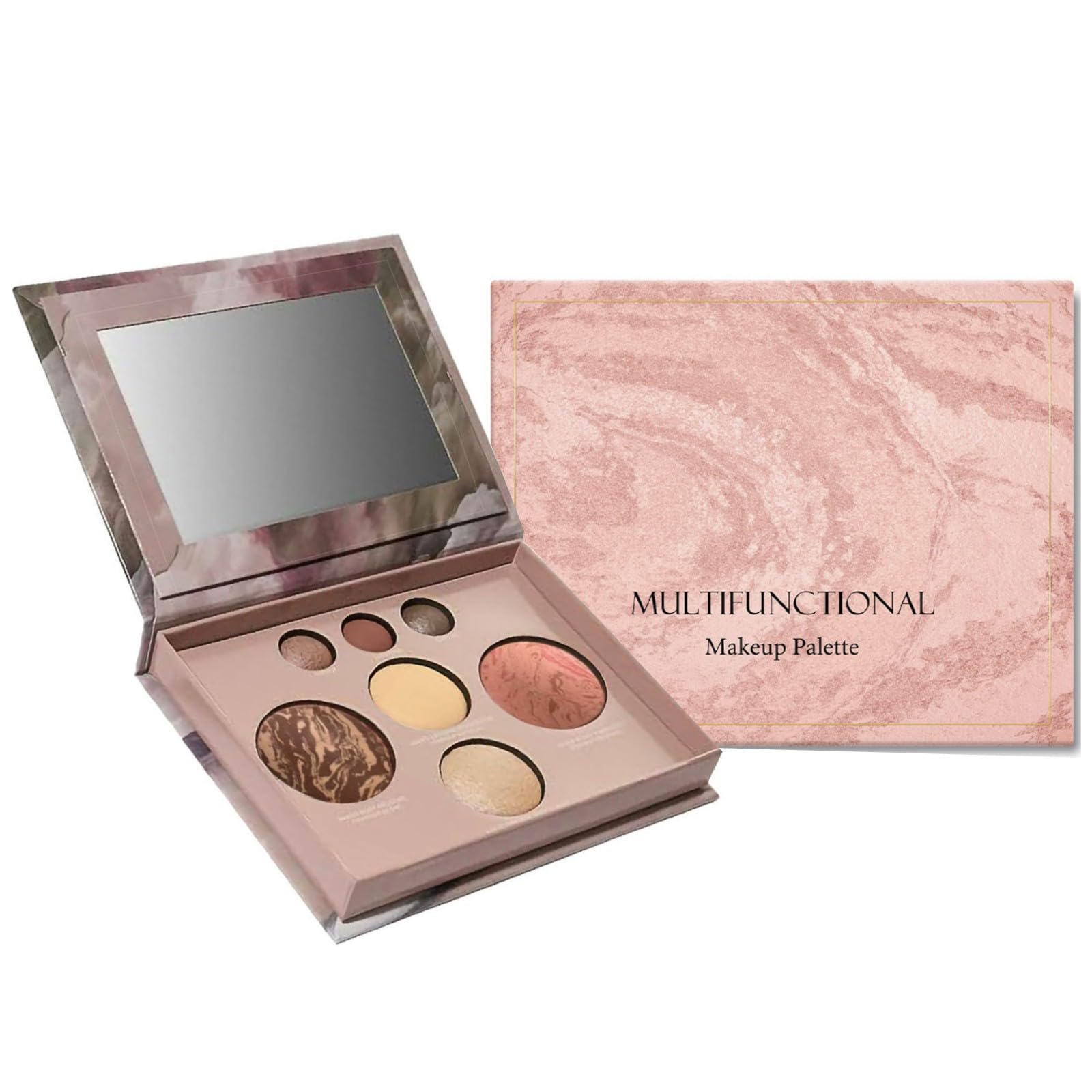 All-in-One Baked Makeup Gift Set - Includes Bronzer, Blush, 2 Highlighters & 3 Eyeshadows, A1