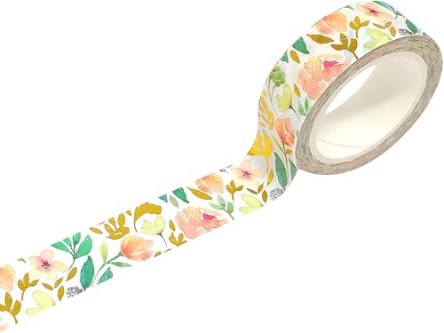 Vista 31 de allydrew Cinta adhesiva Washi de lámina dorada y plateada, 0.591 in x 16.4 ft, hojas de ramita