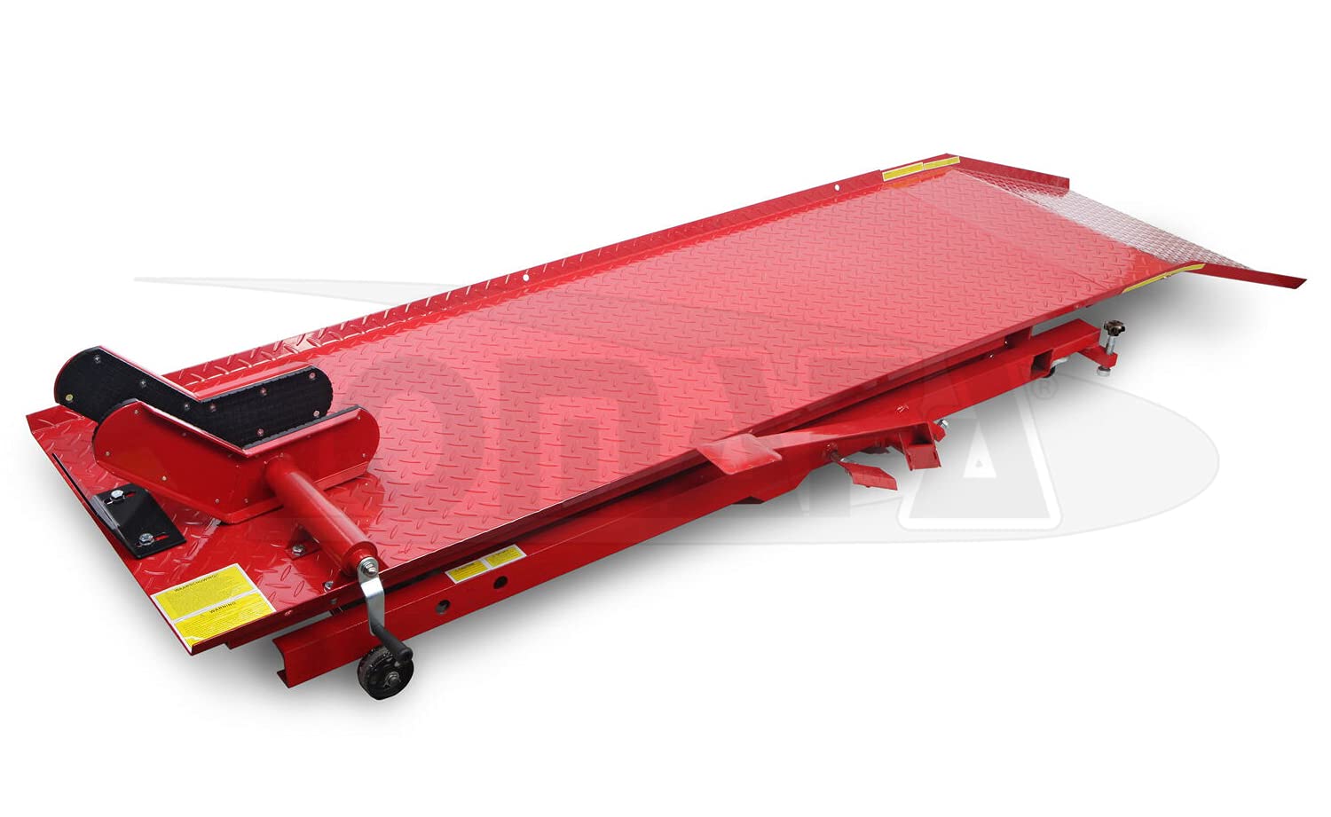 ELEVADOR HIDRONEUMATICO DE MOTOS, 450 KILOS PLATAFORMA ELEVADORA DE MOTOS