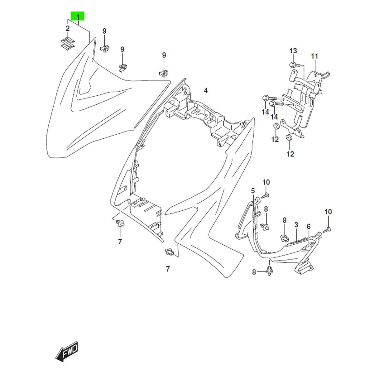 Amazon | 台湾SUZUKI純正 Swish スウィッシュ レッグシールド