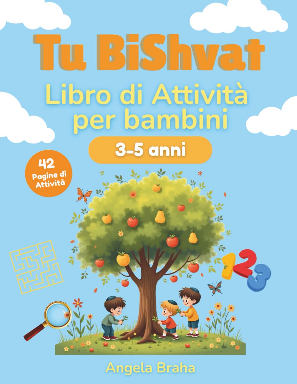 Tu Bishvat: Libro di attività per bambini 3–5 anni