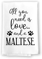 Vista 8 de Honey Dew Gifts Toallas divertidas, All You Need is Love and a Golden Retriever, toalla de cocina, decoración de cocina, toalla de cocina multiusos