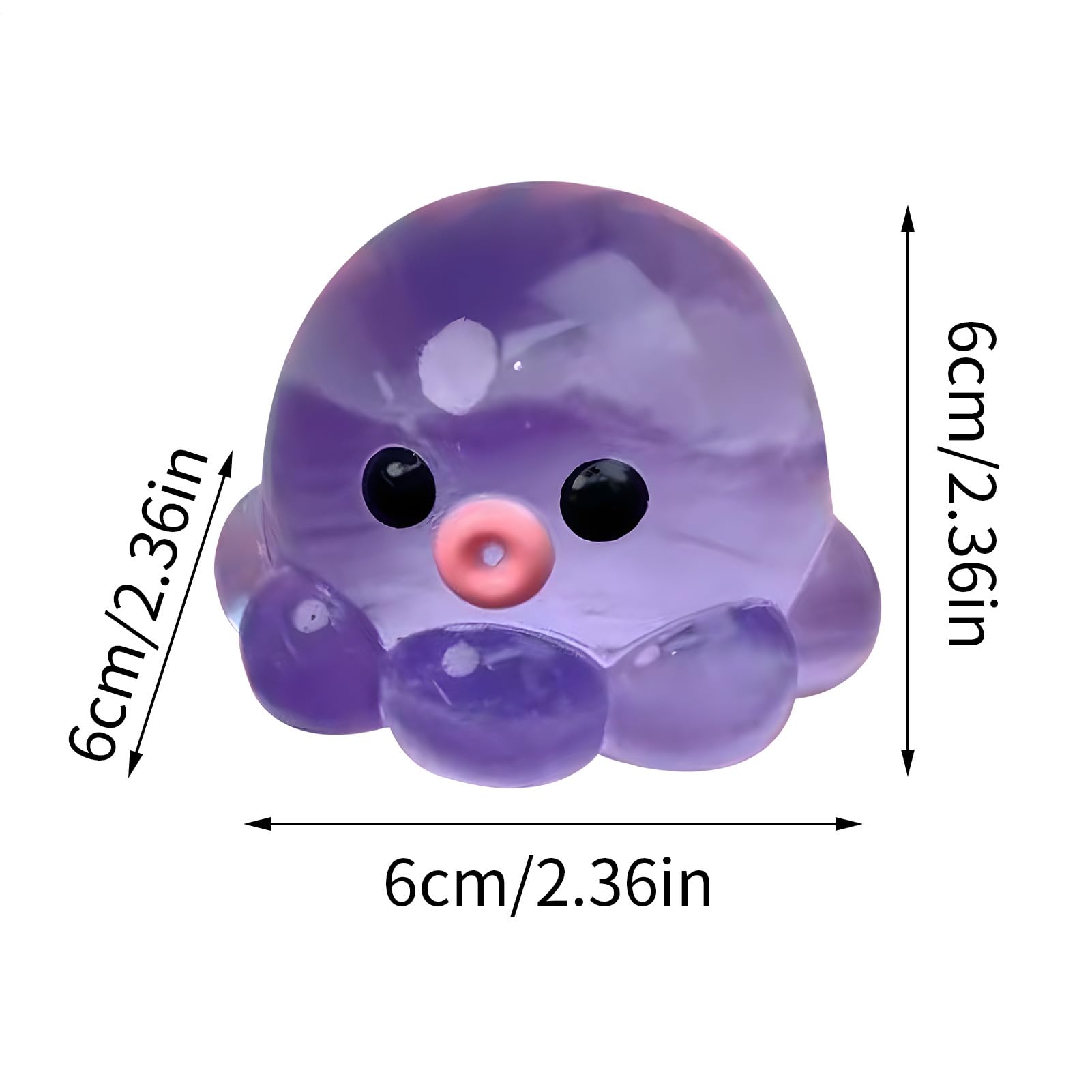 Squeeze Octopus Squishy Stress Toy, Portable Octopus Fidget Toys, Effectively Relieves Daily Stress And anxietys - Image 6