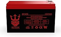Vista 2 de Brand NT1270 12V 7Ah Rechargeable Sealed Lead Acid Battery - Enduring 6-DW-7 UB1270-2 Pack Replacement