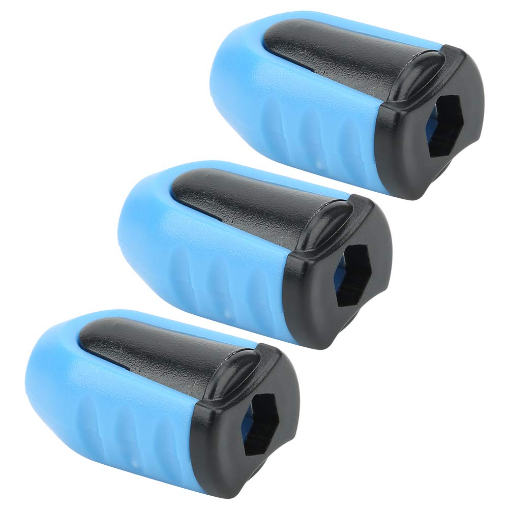 Oumefar 3 Pieces Universal Magnetic Screw Ring Removable Screwdriver Bit Magnetizer Ring Magnetizer Ring For 6 35Mm Screwdriver Bits Fastenerdrivebit