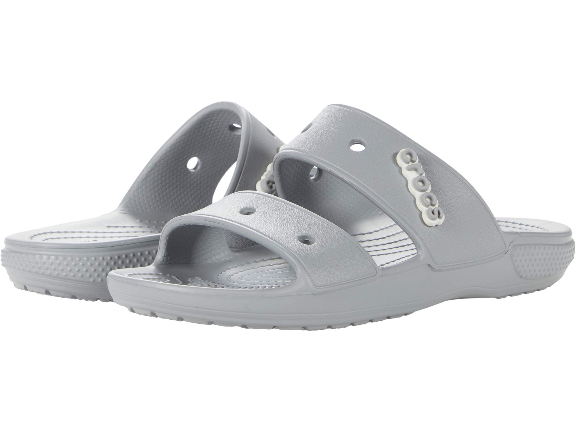 Classic Crocs Sandals 206761, ligjt grey, 8 Women/6 Men