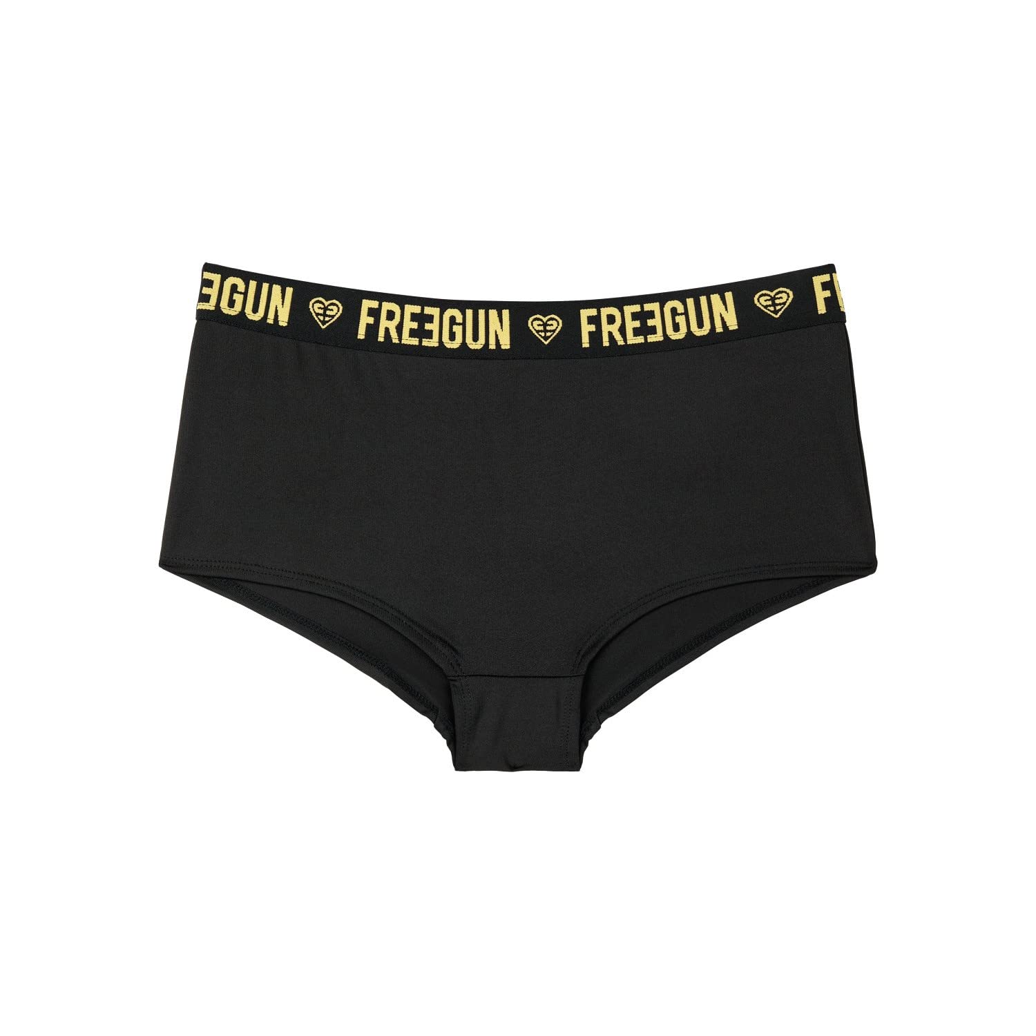 FREEGUN Shorty Fille, sous-vêtement Enfant Microfibre, Respirant et Confortable (Lot de 4)