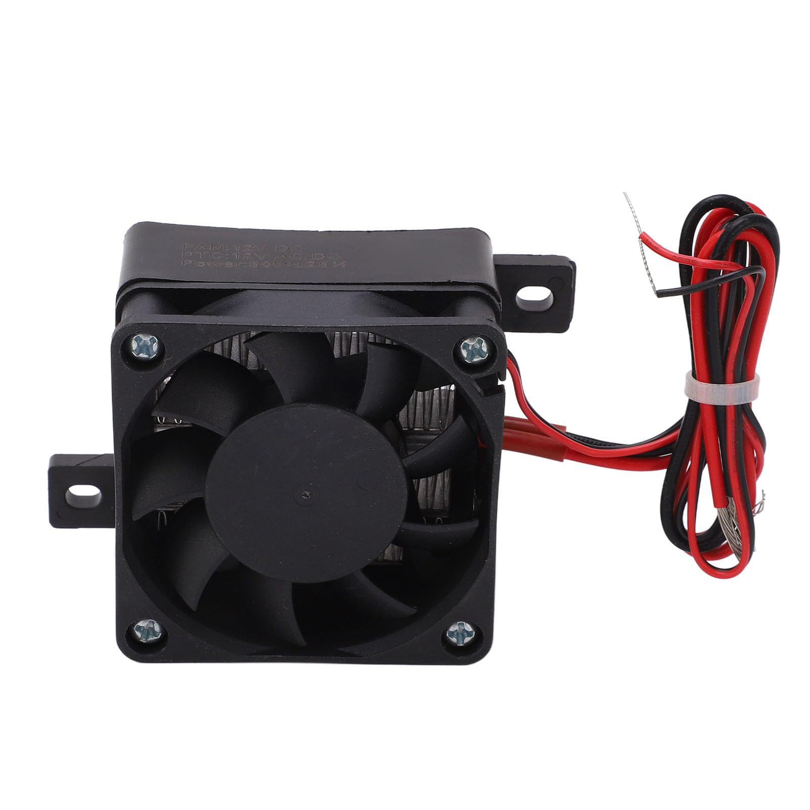 Nagrzewnica Powietrza 12 V, DC12V 50 W Izolacja Grzewcza o Stałej Temperaturze Mini Ceramiczny Termowentylator PTC do Samochodu Mała przestrzeń, Szybkie i Wydajne Ogrzewanie