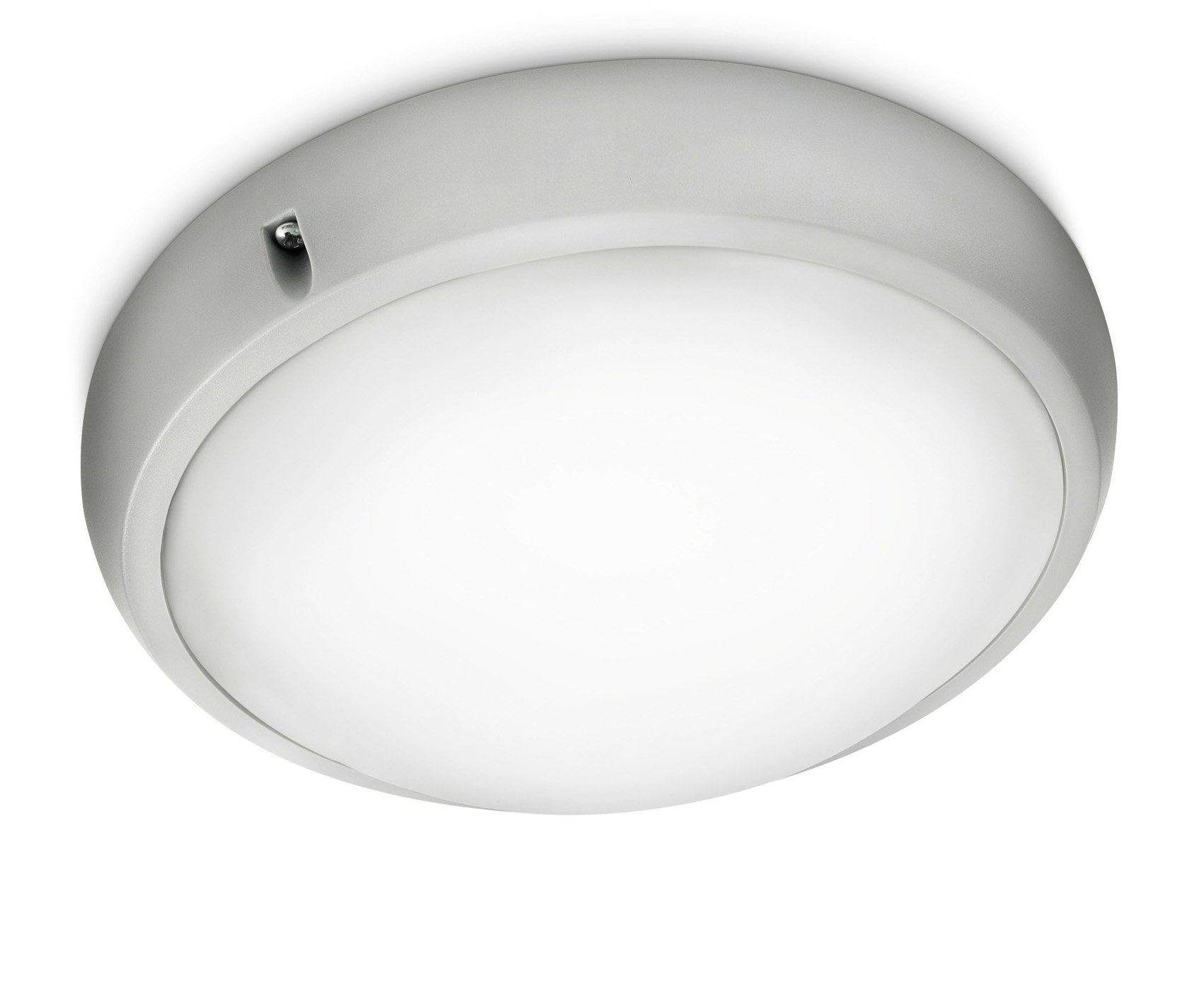 PHILIPS Lighting Paradise Lampada Tonda da Parete da Esterno, Sintetico, Lampadina Inclusa, Grigio