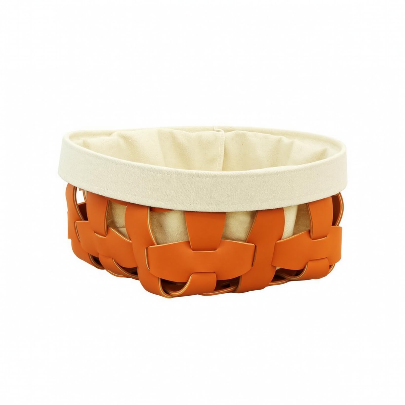 Cesta Almacenamiento la | corativa, Cesta Almacenamiento en Forma Cubeta, para Salón, Naranja, S