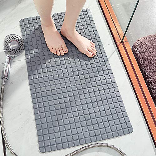 Tapis de douche antidérapant anti-bactérien à ventouses 40x71
