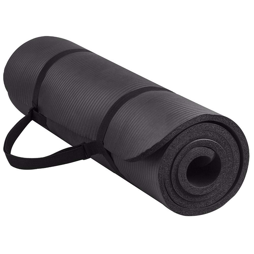 YOGPRO 15 MM NBR YOGA MAT Multi-use Thick Exercise Mat, Yoga and the Gym, Home Workout, Pilates, Physio, and Camping. Includes Carrying Strap. Perfect for Men & Women (BLACK) (B08TRDJMZS) Amazon Price History, Amazon Price Tracker