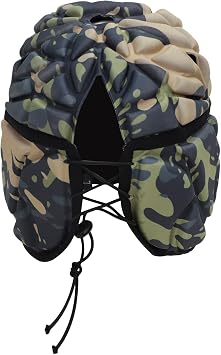 Rugby Headguard, Soft Padded Hat Soccer Headgear Scrum Cap 7v7 Flag Football Headguard for Adult Youth