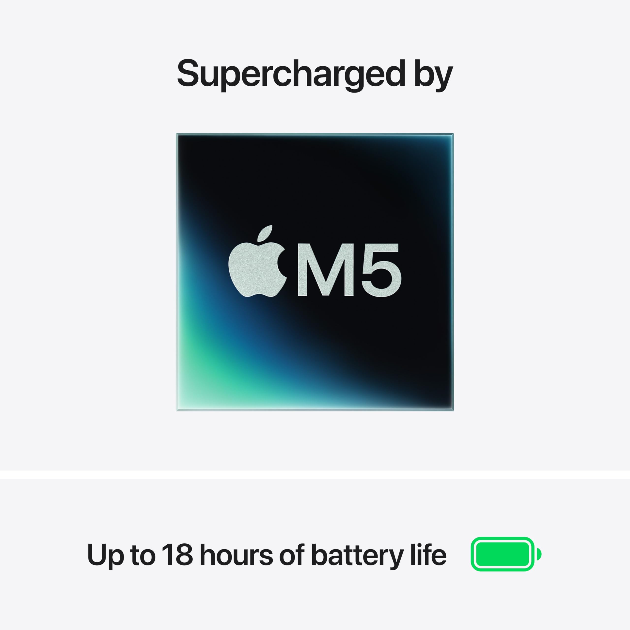 Apple MacBook Air 13-inch Laptop M5 chip with 10-core CPU and 8-core GPU: Built for AI, 13.6-inch Liquid Retina Display, 16GB Unified Memory, 512GB SSD, 12MP Center Stage, Touch ID, Wi-Fi 7; Midnight — view 2