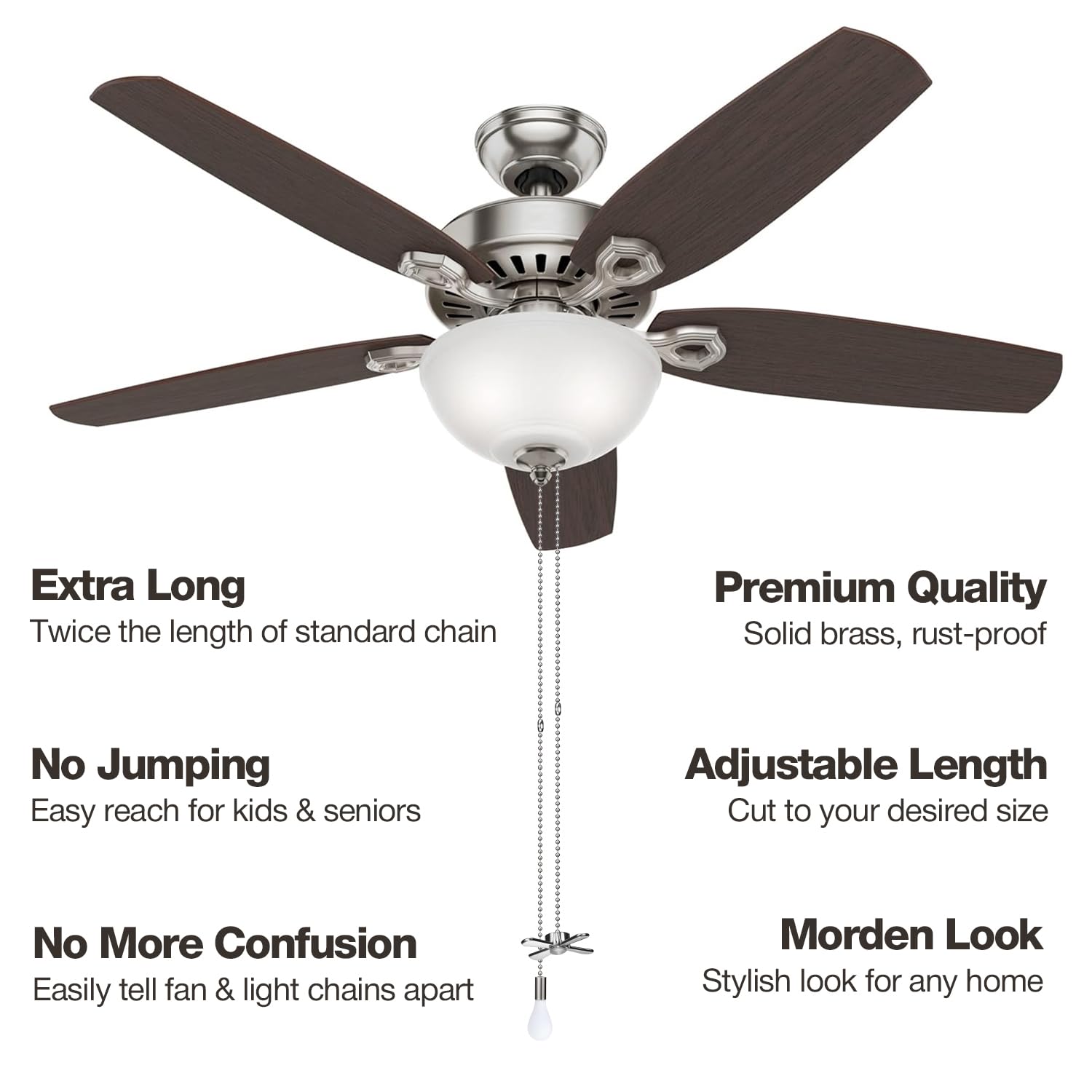 Ceiling Fan Pull Chain Extender - 24 Inch -2 Ceiling Fan Pull Chain Extender - 24 Inch -2