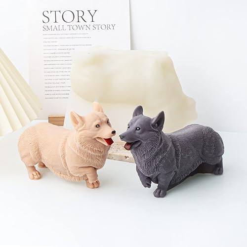 Vista 24 de Molde de silicona para velas de gato 3D, molde de jabón de animales para chocolate, dulces, decoración de pasteles, vela de cera de soja, jabón