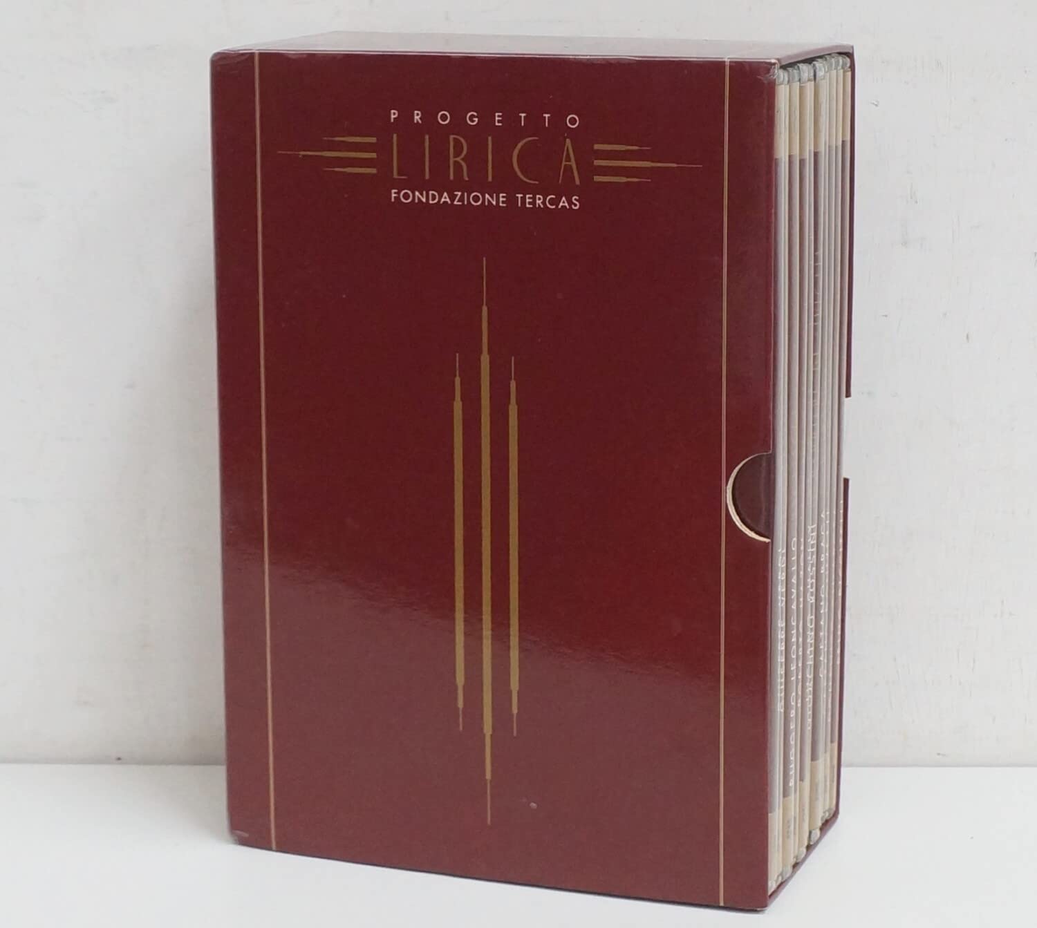 Progetto Lirica. Fondazione Tercas. Raccolta di 10 Opere con n. 10 DVD con Cofanetto