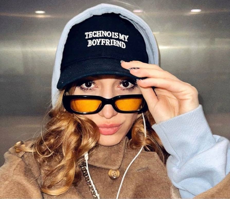 IDEA TECHNO IS MY BOYFRIEND キャップ Shop IDEA Techno Is My Boyfriend Hat Black at itk online store