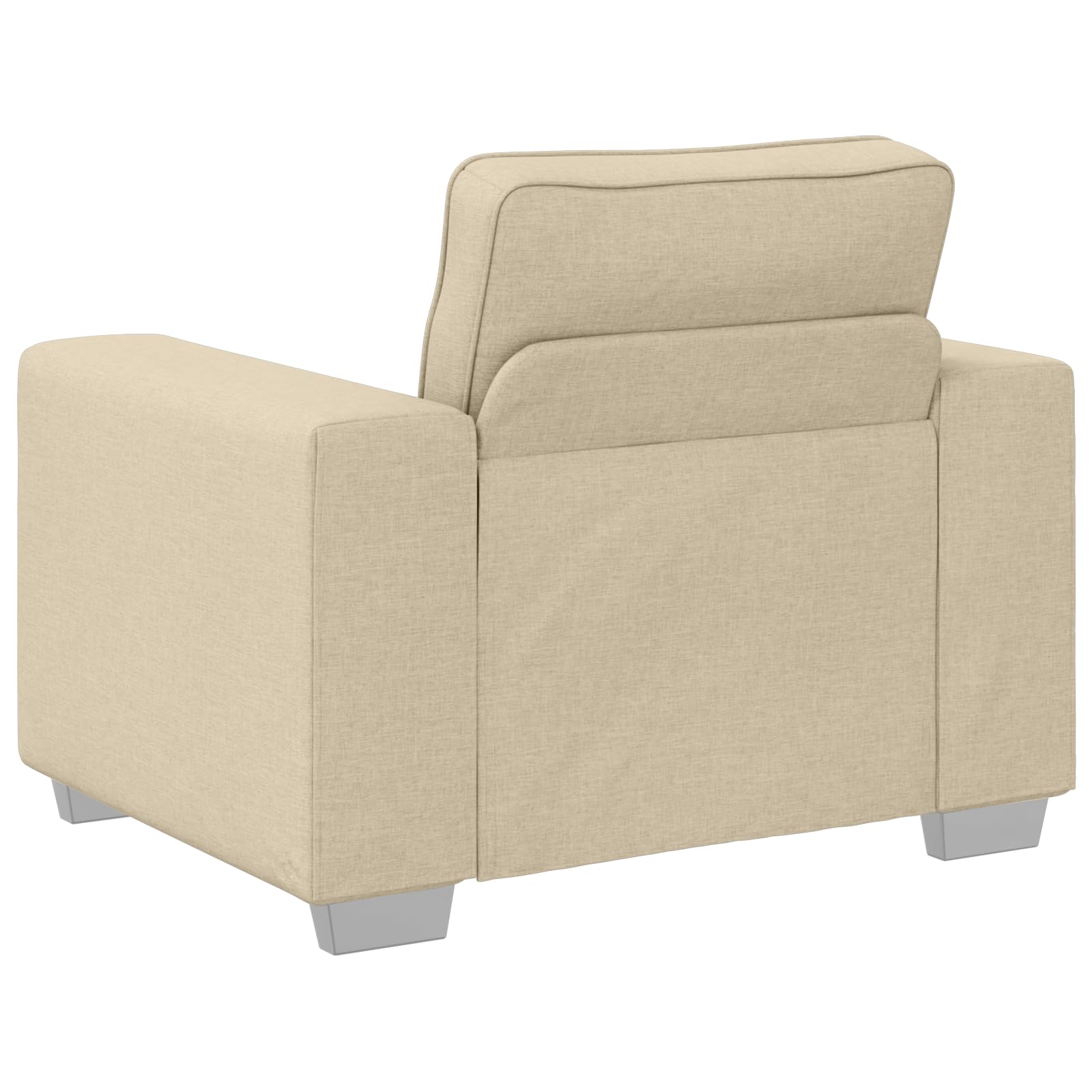 Elegant gepolsterter Sessel mit verstellbaren Armlehnen und abnehmbarem Bezug für Wohnzimmer und Warteraum, strapazierfähiges Polyester mit Holzrahmen, Moderne Einrichtung
